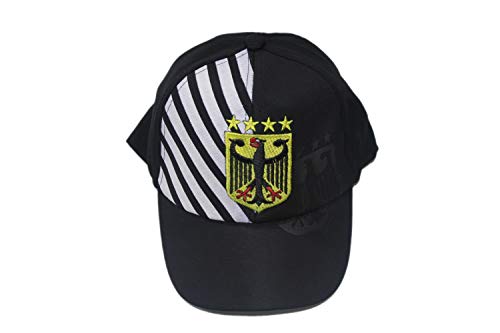 TS24direkt Baseballcap Deutschland 3D Optik Streifen EM/WM Cover