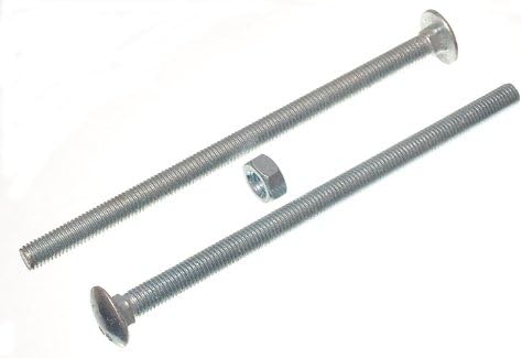 120 Da Coach Carrello Coppa Quadrata Bullone 6MM By 150MM Fully - Foto 3