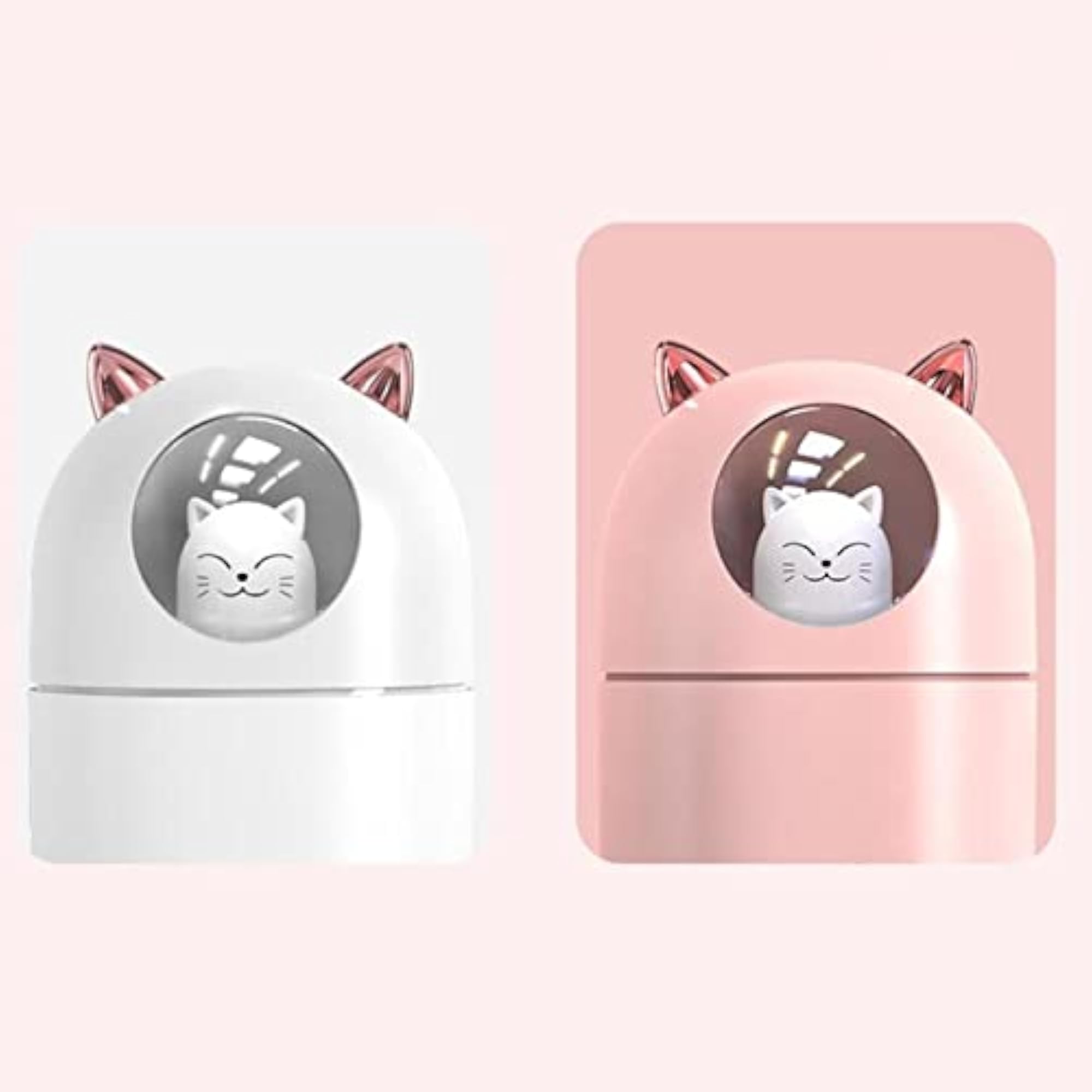 300ML Ultrasonic Air Humidifier Aroma Essential Diffuser Pink