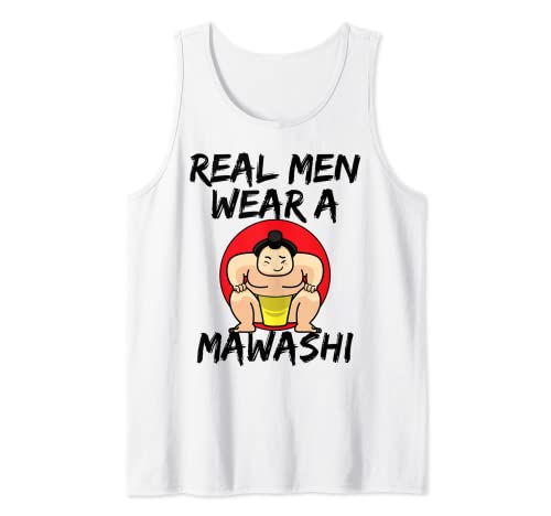 Sumo Wrestling hombres reales usan un mawashi Camiseta sin Mangas