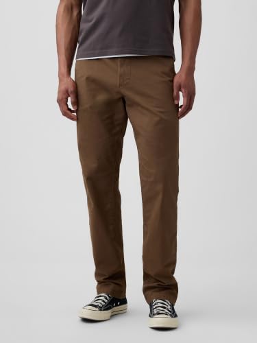 Image of Gap Men's Essential Straight Fit Khaki Chino Pants