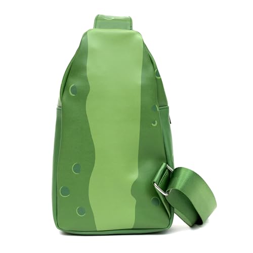 Buckle-Down Rick and Morty Vegan Leather Crossbody Sling Bag with Adjustable Straps3