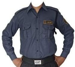 REGALIA Men's Security Guard Shirt with Label & Accessories, EACH