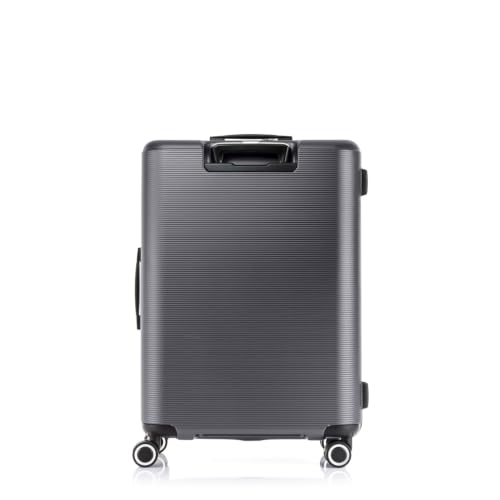 Image of Samsonite Trolley Bag Suitcase for Travel | STAREN 67 Cms Polycarbonate Hardsided Medium Check-in Luggage Trolley Bag, Graphite