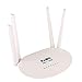 Produktbild LTE Router, 300Mbit/s Entsperrter 4G LTE CPE Router mit SIM-Kartensteckplatz Und Leistungsstarker Nicht Abnehmbarer 4-Fach-Antenne Cat4 150Mbit/s 32 Benutzer