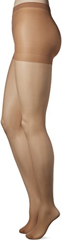 L'eggs Womens L'eggs Women's Silken Mist Semi-Opaque Pantyhose Control Top - Multiple Packs Available Casual Sock, Nude 1-Pack, Queen Us #TOP1