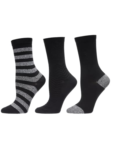 Image of MeMoi Roll Top Buttersoft Crew 3 Pair Pack