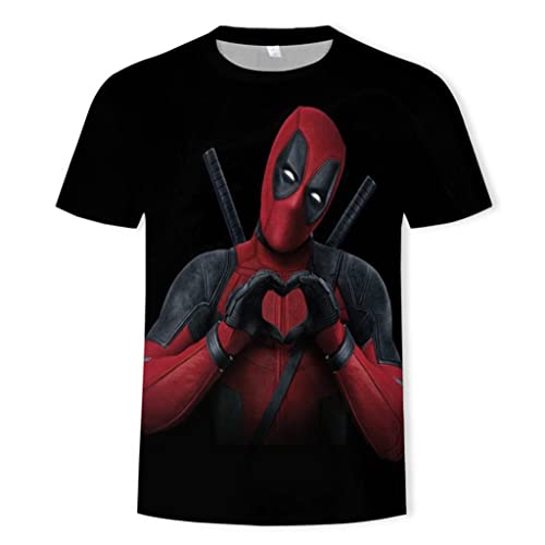 BABQ-UIWE Unisex T-Shirt 3D Venom/Batman/Deadpool Printed T-Shirts Mens Casual Short Sleeve T Shirt Top Tees -D||M Cover