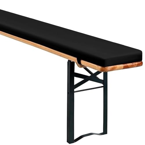 Water Resistant Garden seat Cushions 220x28x3cm, 3cm Thick, high Density Sponge Cushions for Lawn, Patio, Office and Cafe with Removable, Washable Cover with Zipper