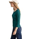 3/4 Ärmel Cecil Damen Basic Shirt mit Rundhals