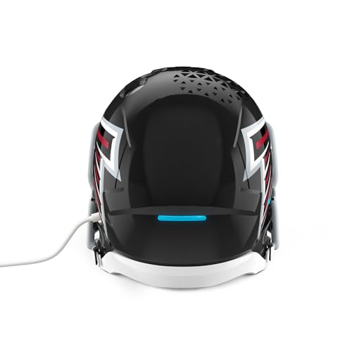 Image of NFL Echo Dot Bundle: Includes Echo Dot | Glacier White and Limited-Edition NFL Helmet Stand | Atlanta Falcons
