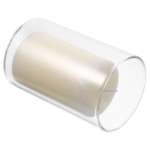 OUNONA Bottled Candle Glass Container Decorative Votive Candles for Wedding Banquet Party Home Decor Portable for Festive Ambiance Themed Parties