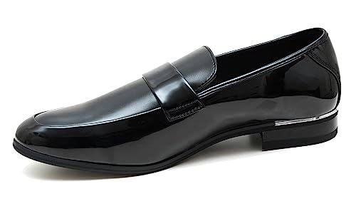 Zapatos mocasines de hombre en ecopiel con diseño class y acabado refinado