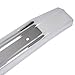 KUAFU Front Bumper Face Bar Compatible with 1980-1986 Ford Bronco F100 F150 F250 F350 w/License Plate Replacement for E1TZ17757A, FO1002167 Chrome Silvery