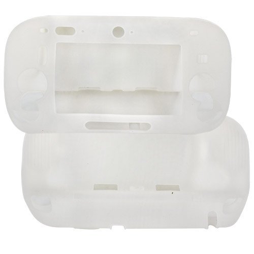 Skque Silicone Gel Protection Case Cover for Nintendo Wii U Gamepad, White
