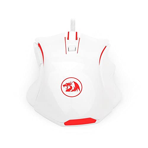 MOUSE GAMER REDRAGON NOTHOSAUR BRANCO - M606W glide