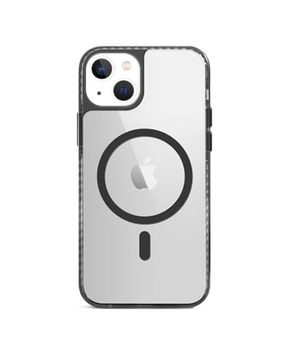 Image of DailyObjects Polycarbonate Case for iPhone 14 Compatible with Mag-Safe Wireless Charging,Stride 2.0 Slim Shockproof Back Cover with Inner Magnetic Ring,Transparent