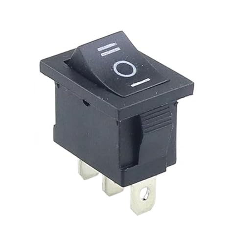 Interrupteur marche/arrêt 220V LED et micro-interrupteur mécanique noir 3 positions