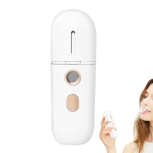 Vaporizador Cara - Niebla Nano Compacto | Vaporizador Cara, Pulverizador Refrescante Portátil para Hidratación Diaria de Maquillaje en Casa, Desplazamientos