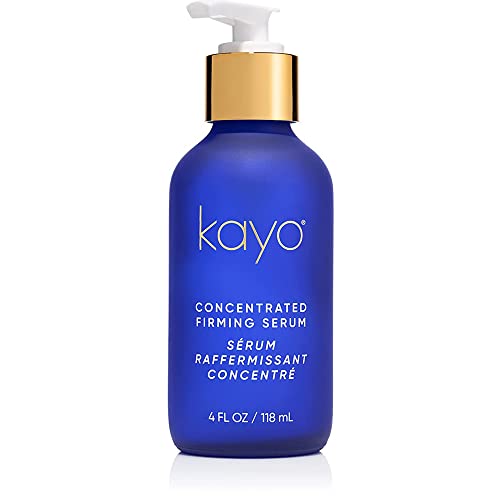 Kayo Concentrated Firming Serum 4 oz. | Tighter Looking Skin | Rich Moisturizer | Light Weight All-day Hydration | Includes Hyaluronic Acid, Caffeine & Omega Oils Blend |