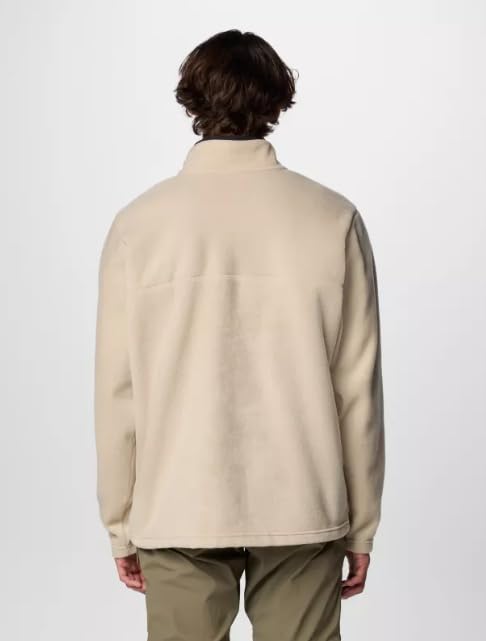 Columbia Mens Steens Mountain Half Snap Fleece Jacket, Ancient Fossil/Black, Large Tall2