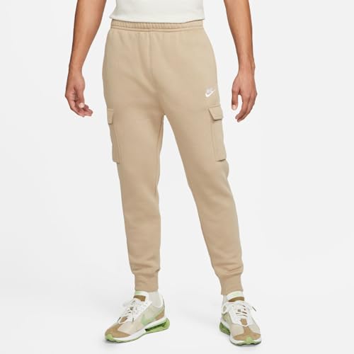 Nike Sportswear Club Fleeceb Men's Cargo Pants (CD3129-247, Khaki/Khaki/White)2