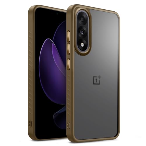 Image of KARWAN️ Shockproof Back Case Cover for Oneplus Nord 5 | Camera Protection Bump |Shockproof Back Case Cover for Oneplus Nord 5 - Brown