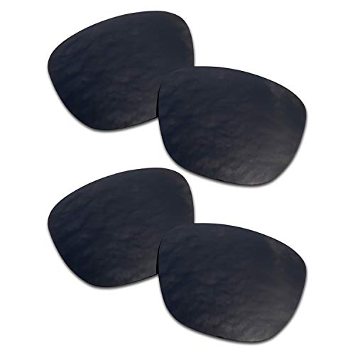 SOODASE Für Oakley Enduro Sonnenbrillen Schwarz 2 Paare Polarisierte Ersatzgläser Cover