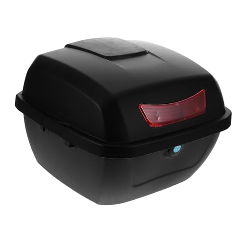 Top case pour rangement de bagages moto avec finition robuste noir mat haut de gamme