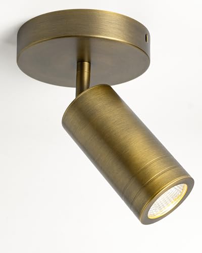 Image of 12W Bronze Dimmable Wired Ceiling Spotlight Indoor - Solid Copper