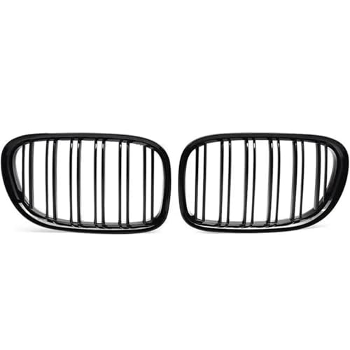 Calandre double lamelles pour grille de phare antibrouillard avant