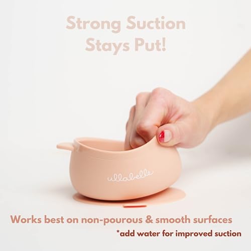 Ullabelle Silicone Baby Bowls With Lids | Toddler Food Storage Bowls Set (Pink) #TOP2