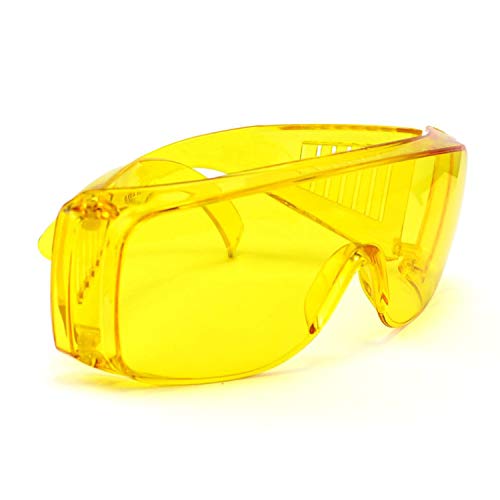 Image of TATTU G1 Fit-Over UV Protection Glasses, Anti-Glare, Anti-Eye Strain, Night Vision Enhancement for Driving at night, Yellow