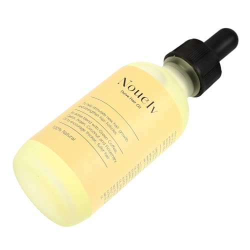 Beavorty aceite para cabello pelo de aceite cabello seco aceite de romero para el crecimiento del cabello cuidado del cabello aceite de tratamiento cabello dañado cabello penetrante Vidrio