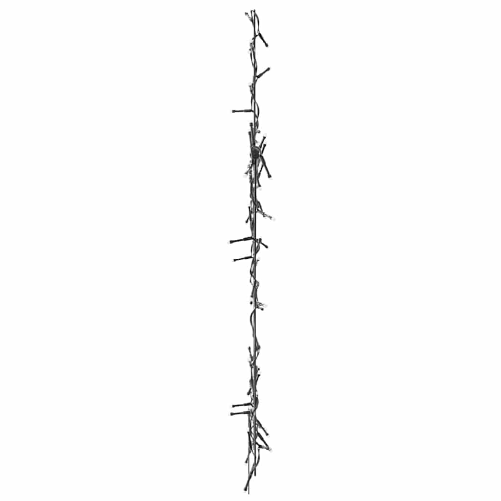 Weihnachtsbeleuchtung Stern-Silhouette 80 LEDs Warmweiß Kunststoff 60x59 cm mit 8 Lichteffekten USB-Stromquelle für Innen Fensterdeko festliche Stimmung Advent