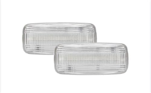 Luces LED de posición lateral transparentes para intermitentes de Audi A3 A4 A6 2