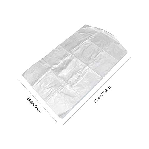 DOITOOL 50 peças de sacos transparentes para pendurar roupas, roupas, roupas, roupas, roupas, capa p