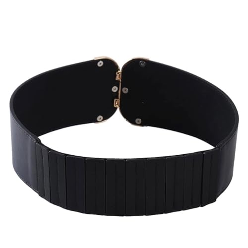 Women's Fashionable Stretch Waist Belt With Metal Buckles Stylish Retros Belt for Jeans Skirts and Dresses3