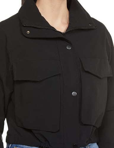 Image of Qube By Fort Collins Women's Faux Fur Regular Winter Puffer Jacket with Collar Stylish, Warm & Lightweight
