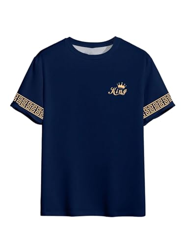 Image of RoseSeek Men's Color Block Short Sleeve Tee Shirts Casual Crewneck T Shirt Trendy Summer Tops