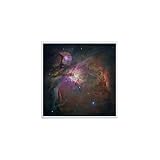 Piastrella in ceramica decorativa 10,8 x 10,8 cm - Nebulosa d'Orione Spazio Stella Galassia Astronomia