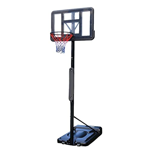 Tyrant III Steel-Acrylic In Ground Fixed Height Basketball System Navy Blue