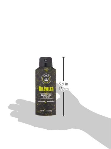 GIBS Grooming Brawler Bantamweight Hairspray, 4.5oz