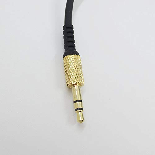 Kabel zdalnego sterowania do słuchawek Marshall Major IV 4,Major 2 II,Monitor Mid BT,wymienny przewód kablowy spiralny 3,5mm do 3,5mm (1,25m/4,1 stopy, przedłuż do 1,8m/5,11 stopy, czarny)