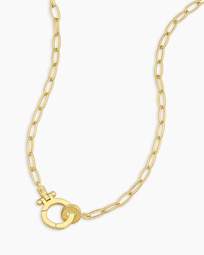 gorjana - Parker Mini Necklace 17 inches - 18k Gold Plated - Adjustable Hinge Closure - Ideal Gift Packaging - Everyday Stack, Layering with Other Jewelry - Long-Lasting3