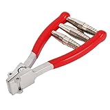 Yechiry 3-Feder-Sport-Startklemme, Bespannungswerkzeug für Tennis- und Badmintonschläger aus Legiertem Stahl mit Zinklegierungskopf und Doppelrillen für Sichere