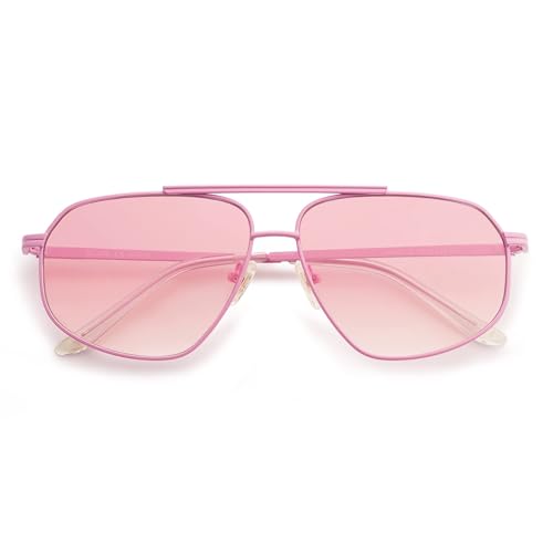 Image of SOJOS Retro Hexagon Aviator Sunglasses for Women Men Trendy Vintage UV400 Protection Shades SJ1200