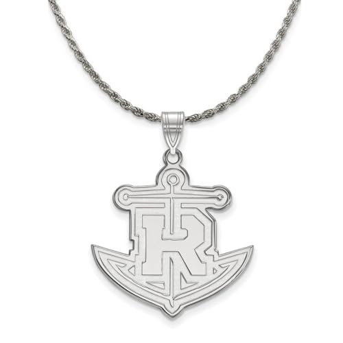 The Black Bow Sterling Silver Rollins College XL Pendant Necklace - 24 Inch