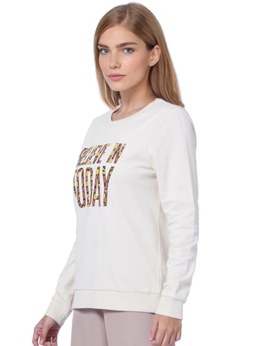 Image of VERO MODA Women's Cotton Round Neck Sweatshirt