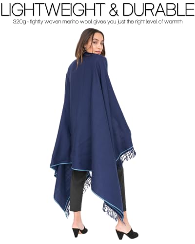 likemary Pashmina Shawls and Wraps - Handmade Merino Wool Blanket Scarf - Ethical Gift for Birthdays & Christmas3